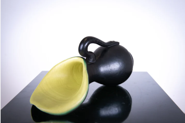 Vase en céramique, modèle 837, Pol Chambost, France 1955