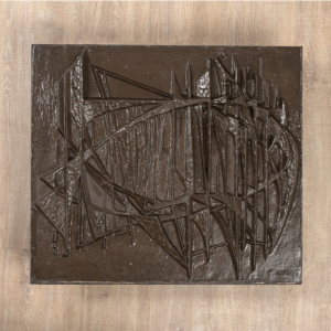Plaque de cheminée édition Stern par F. Loriot 1970