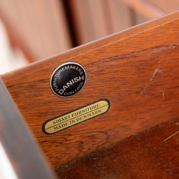 Enfilade en palissandre de rio, Arne Vodder, Sibast Furniture, Danemark