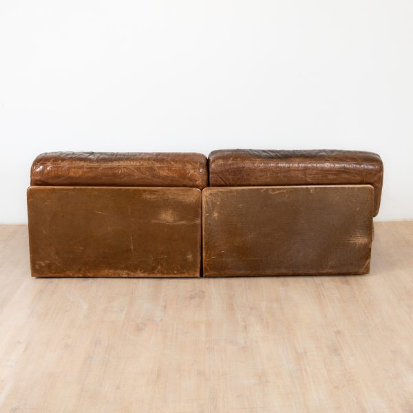 Salon en cuir DS-76, De Sede, Suisse 1970