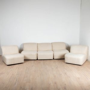 5 fauteuils modulables série "Deca" par Tito Agnoli pour Arflex, 1960