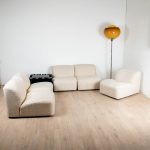 5 fauteuils modulables série "Deca" par Tito Agnoli pour Arflex, 1960