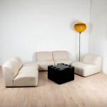 5 fauteuils modulables série "Deca" par Tito Agnoli pour Arflex, 1960