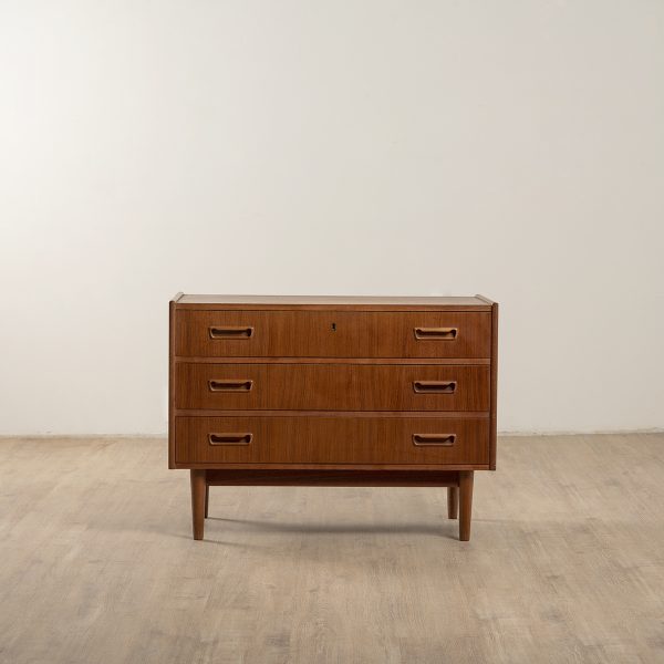 Commode vintage en teck de Gunnar Nielsen Tibergaard, Danemark 1960