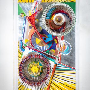 Sculpture murale de Sophie Garralon, 2019