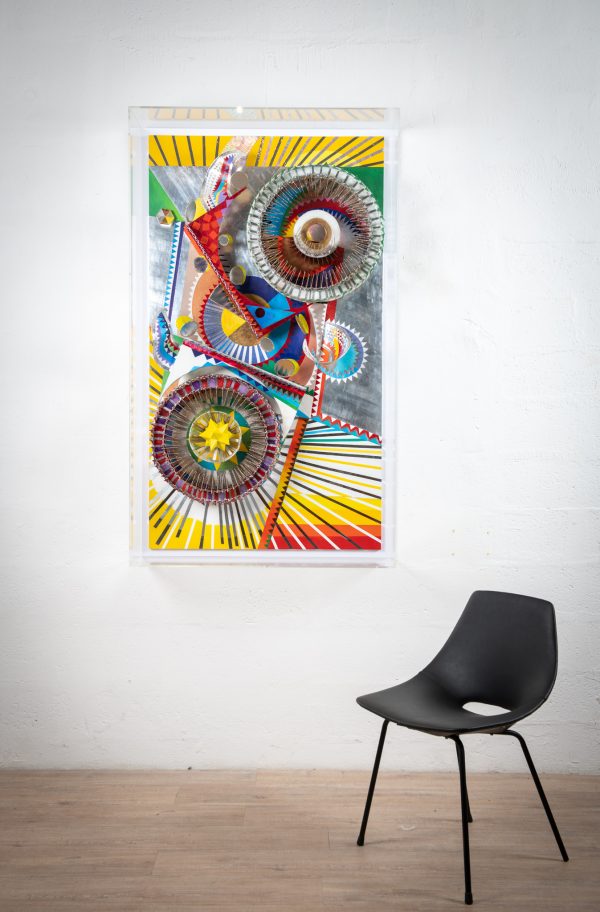 Sculpture murale de Sophie Garralon, 2019