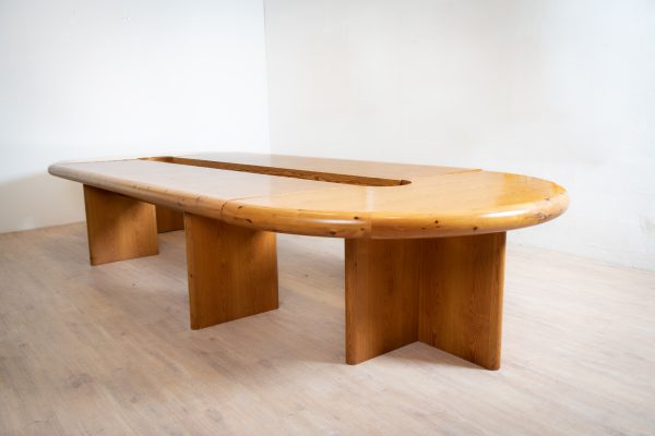 Table de conférence de Rainer Daumiller pour hirtshals savværk møbler , 1980