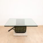 Coffee Table Bronze and Glass from Valenti, Barcelona