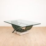 Coffee Table Bronze and Glass from Valenti, Barcelona