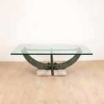 Coffee Table Bronze and Glass from Valenti, Barcelona