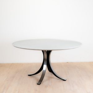 Round T69 Dining Table in Marble by Osvaldo Borsani for Tecno,1970s