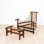 Fauteuil lounge & ottoman — Jean Gillon, Brésil, années 1960