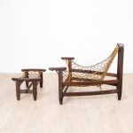 Fauteuil lounge & ottoman — Jean Gillon, Brésil, années 1960