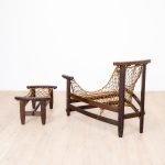 Fauteuil lounge & ottoman — Jean Gillon, Brésil, années 1960