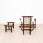 Fauteuil lounge & ottoman — Jean Gillon, Brésil, années 1960