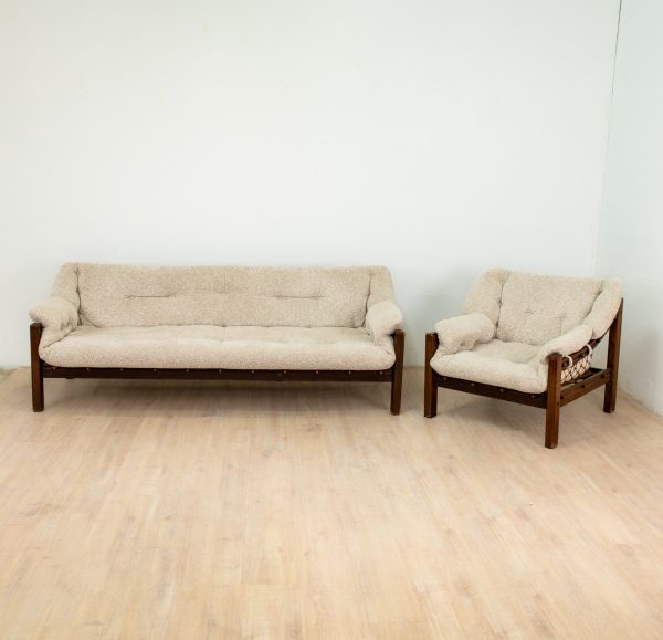 Mobilier de Salon Série Amazonas Vintage par Jean Gillon, 1972, Set de 4