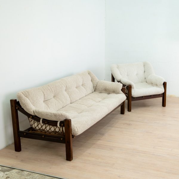 Mobilier de Salon Série Amazonas Vintage par Jean Gillon, 1972, Set de 4