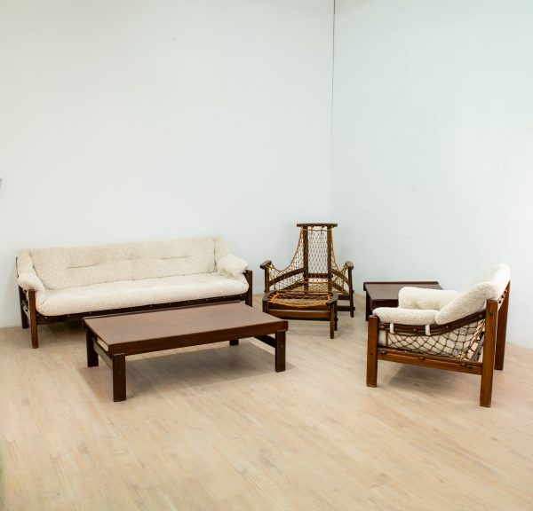 Mobilier de Salon Série Amazonas Vintage par Jean Gillon, 1972, Set de 4