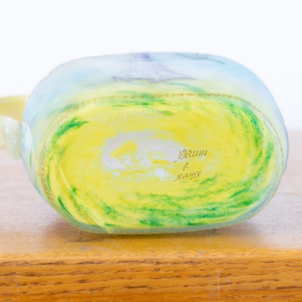 Pichet En Pâte De Verre Décoré De Daturas Et Libellules Par Jean Daum Pour Daum Nancy, 1889