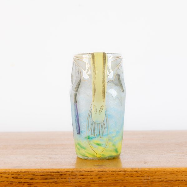 Pichet En Pâte De Verre Décoré De Daturas Et Libellules Par Jean Daum Pour Daum Nancy, 1889