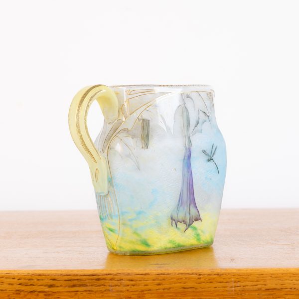 Pichet En Pâte De Verre Décoré De Daturas Et Libellules Par Jean Daum Pour Daum Nancy, 1889